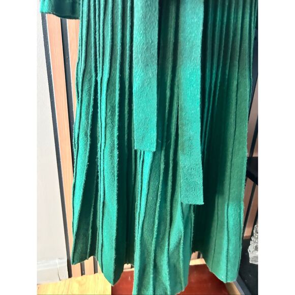 FINCATI Women Dresses Audrey Spring Autumn Belt Fitted Long cashmere & wool blen - Picture 5 of 6